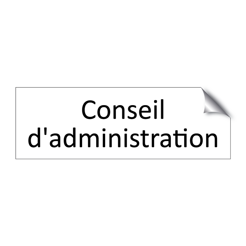 Conseil d'administration