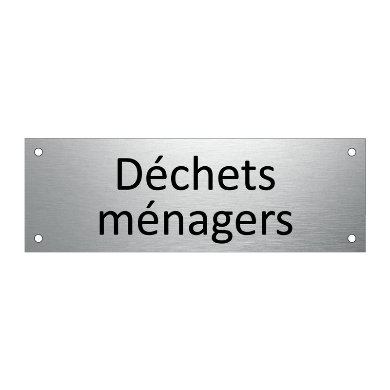 Déchets ménagers