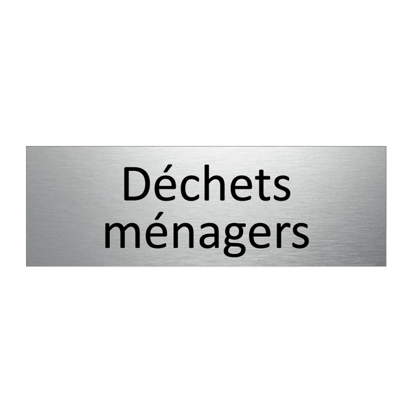 Déchets ménagers