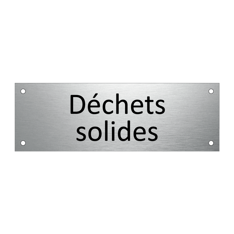 Déchets solides