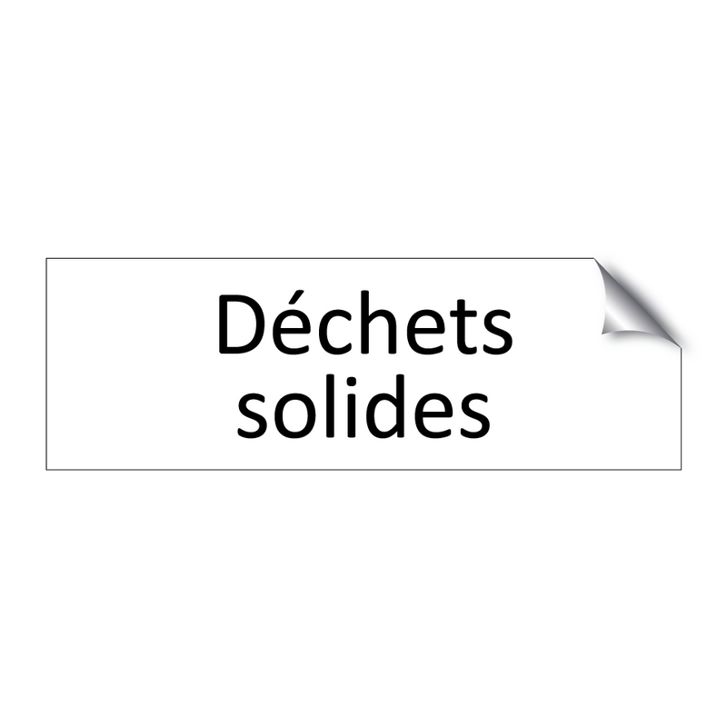 Déchets solides