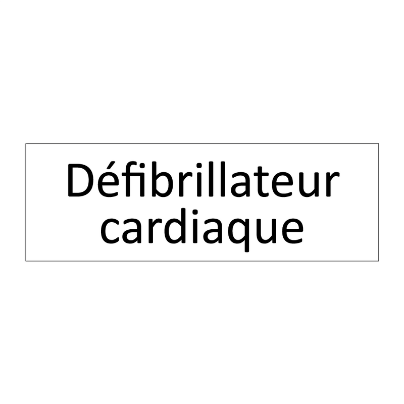 Défibrillateur cardiaque