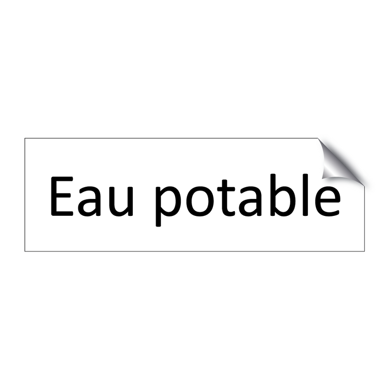 Eau potable