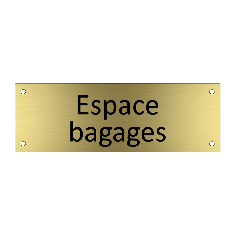 Espace bagages