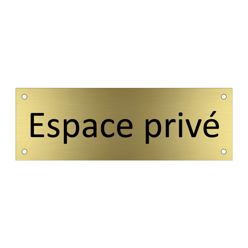 Espace privé