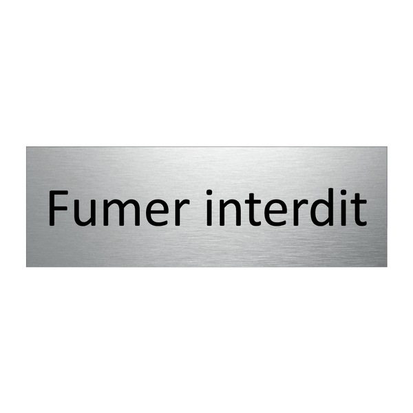 Fumer interdit