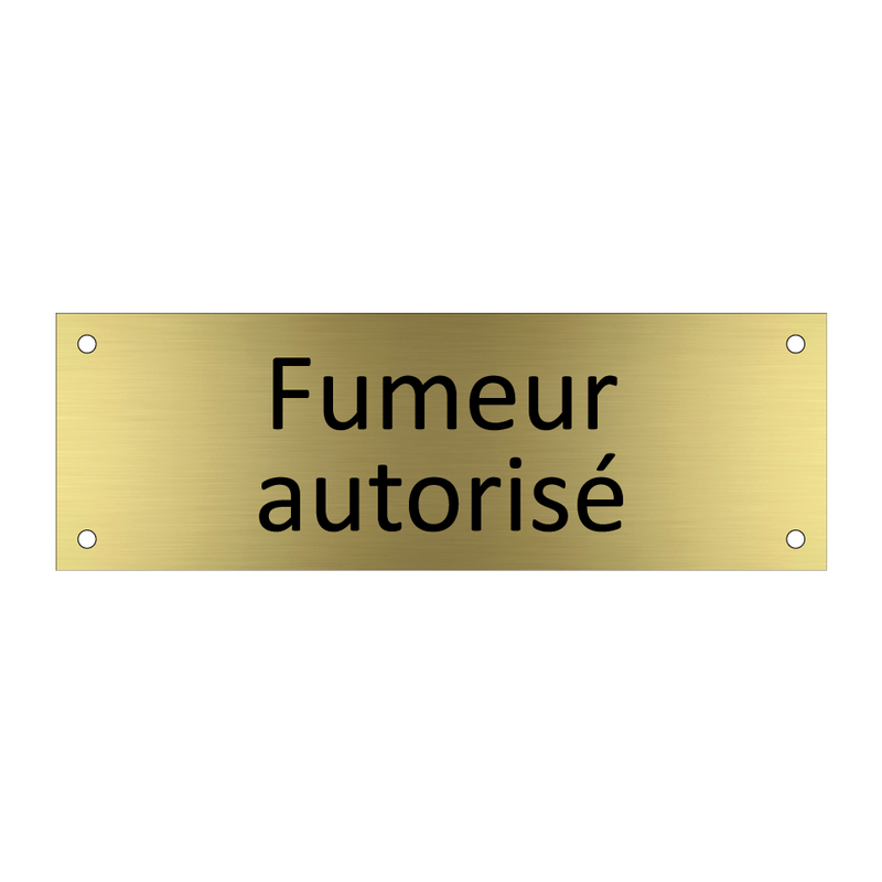 Fumeur autorisé