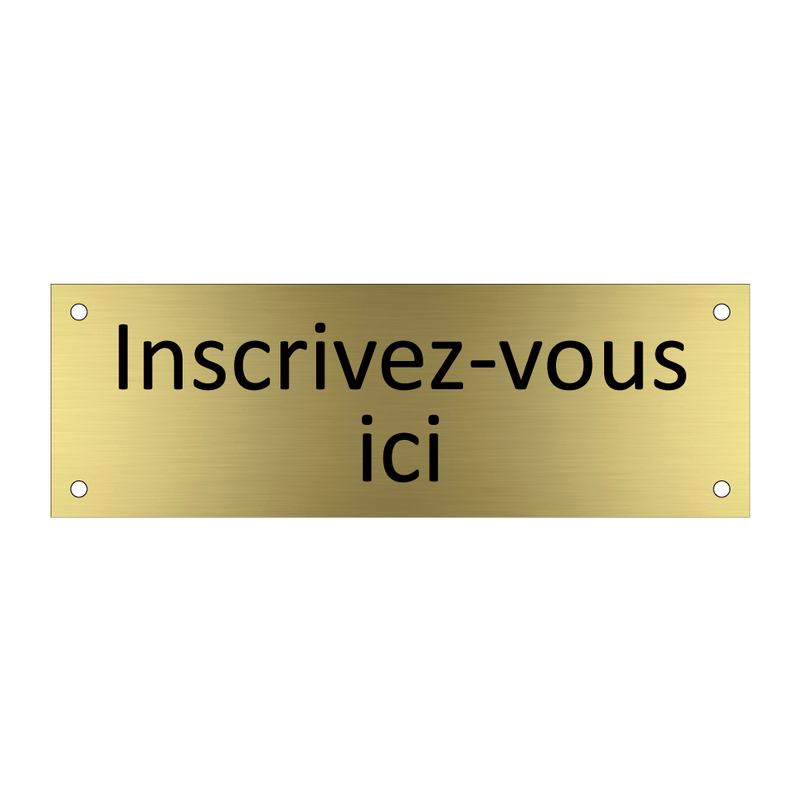 Inscrivez-vous ici