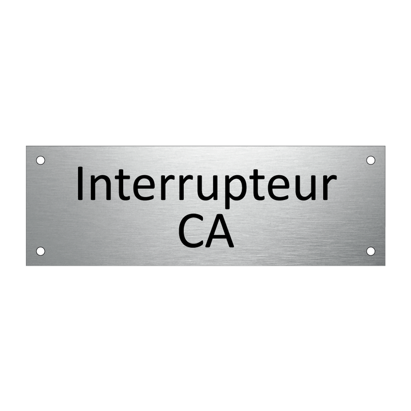 Interrupteur CA