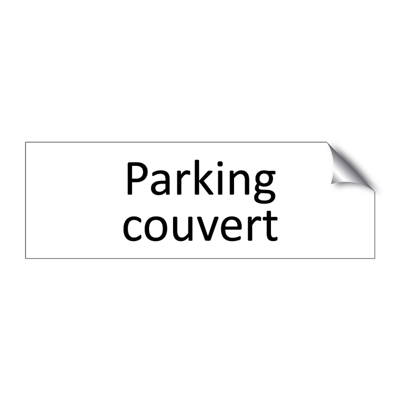 Parking couvert