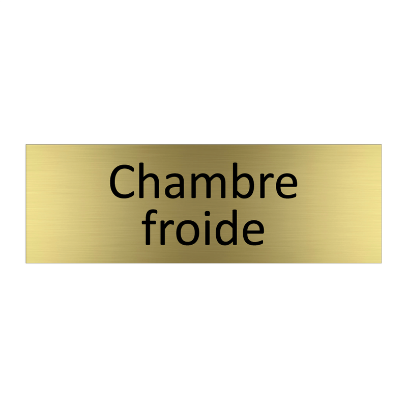 Chambre froide