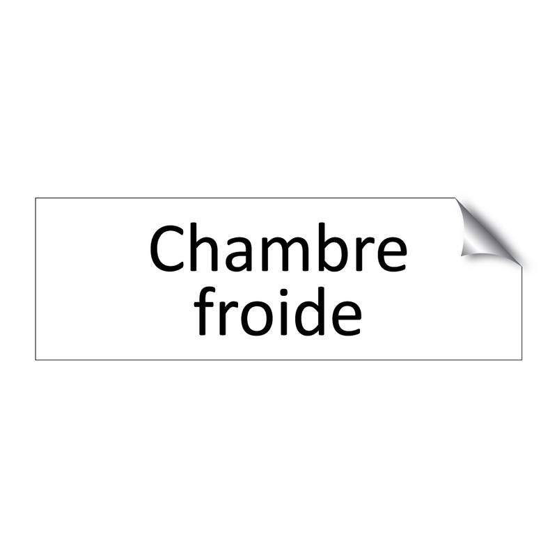 Chambre froide