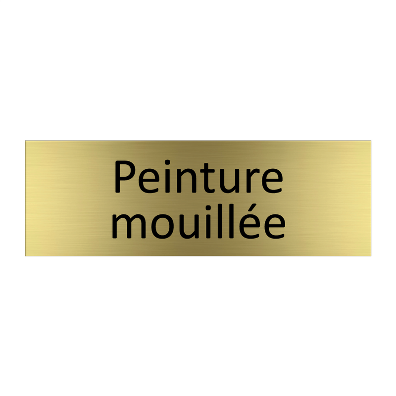 Peinture mouillée