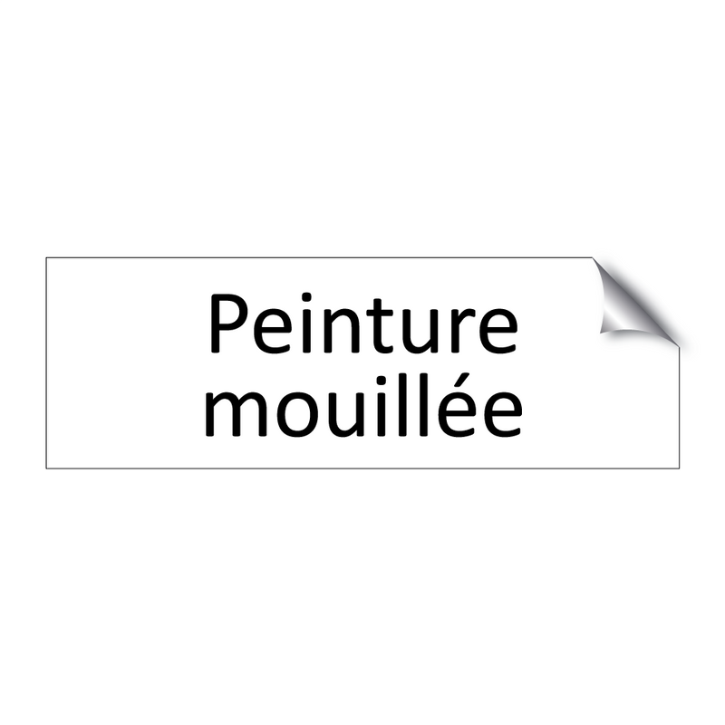 Peinture mouillée