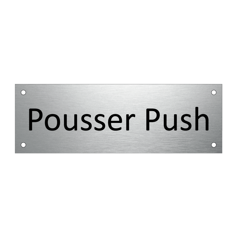 Pousser Push