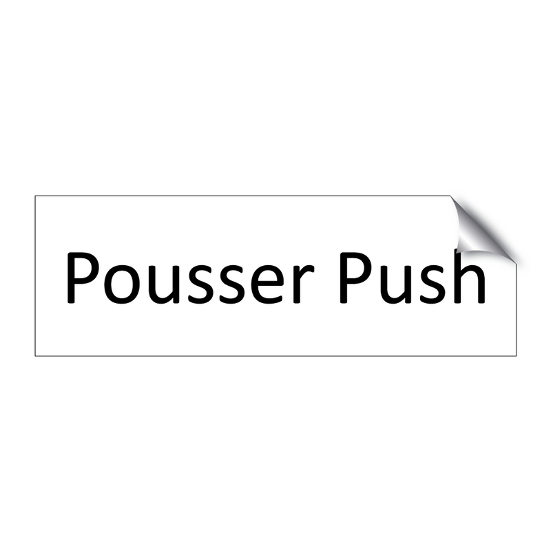 Pousser Push