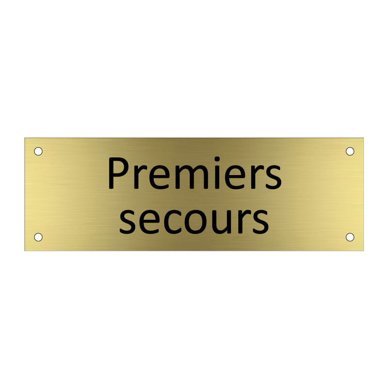 Premiers secours