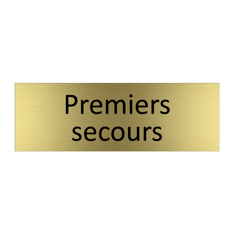 Premiers secours