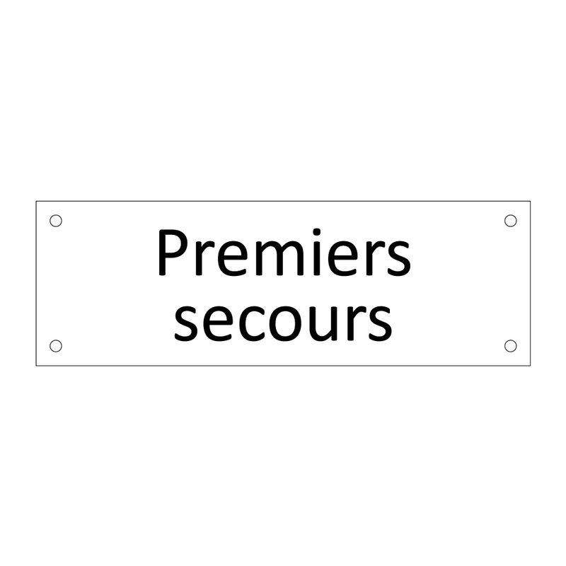 Premiers secours