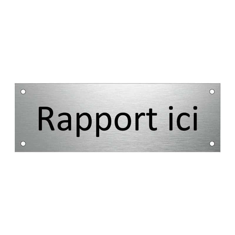 Rapport ici