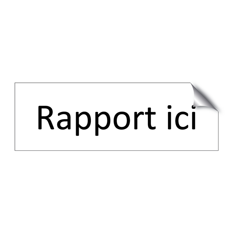 Rapport ici