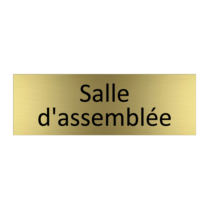 Salle d'assemblée