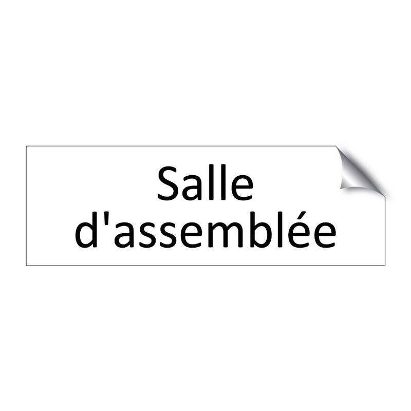 Salle d'assemblée