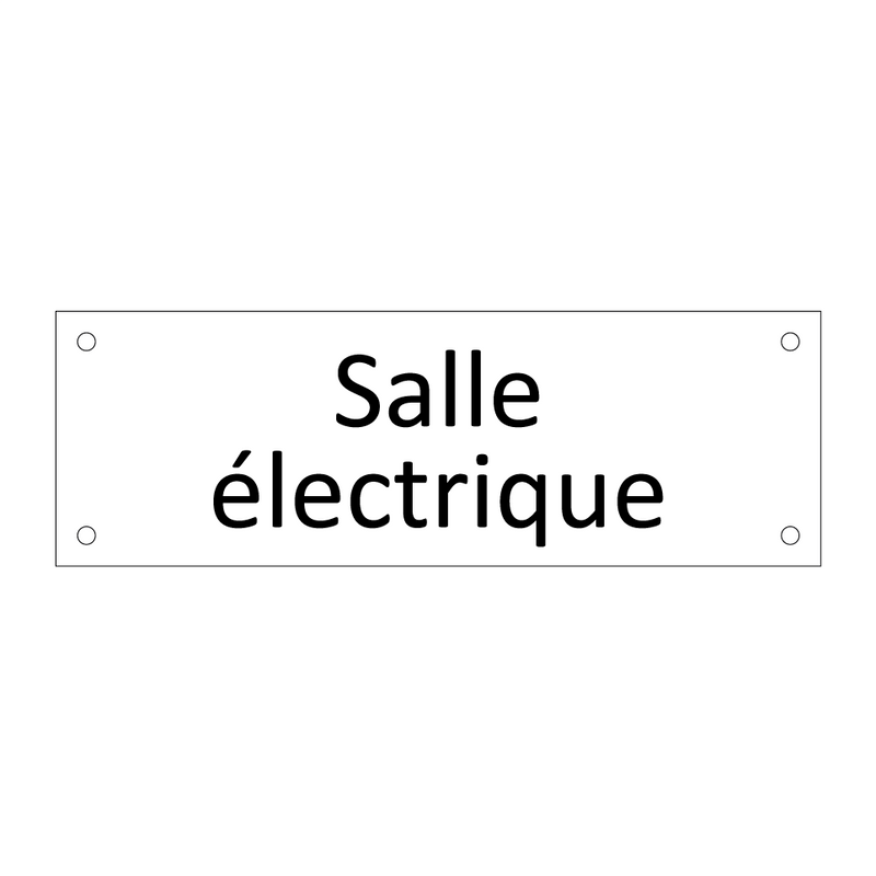 Salle électrique