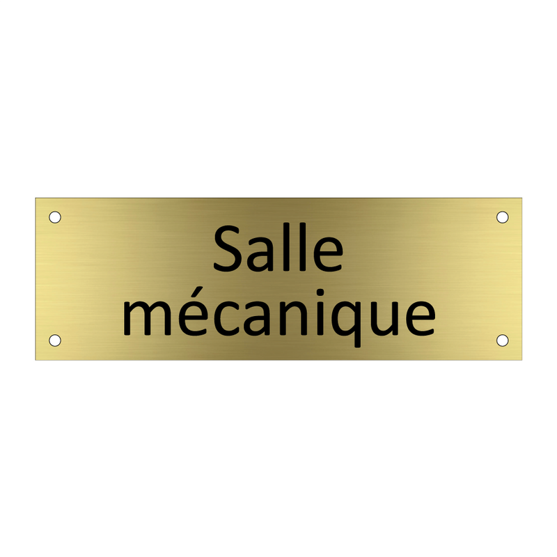 Salle mécanique