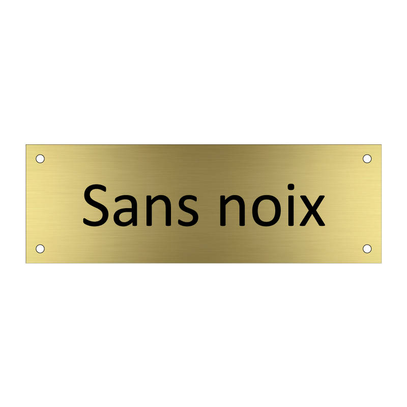 Sans noix