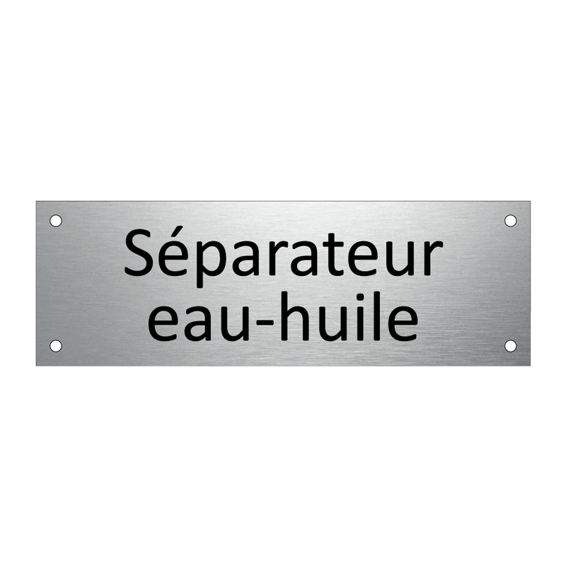 Séparateur eau-huile