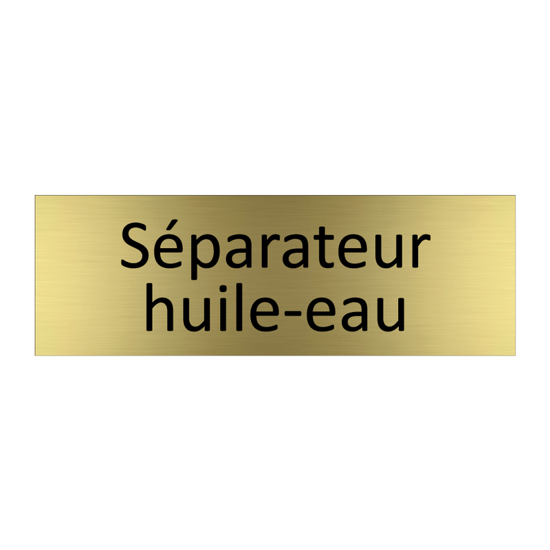 Séparateur huile-eau