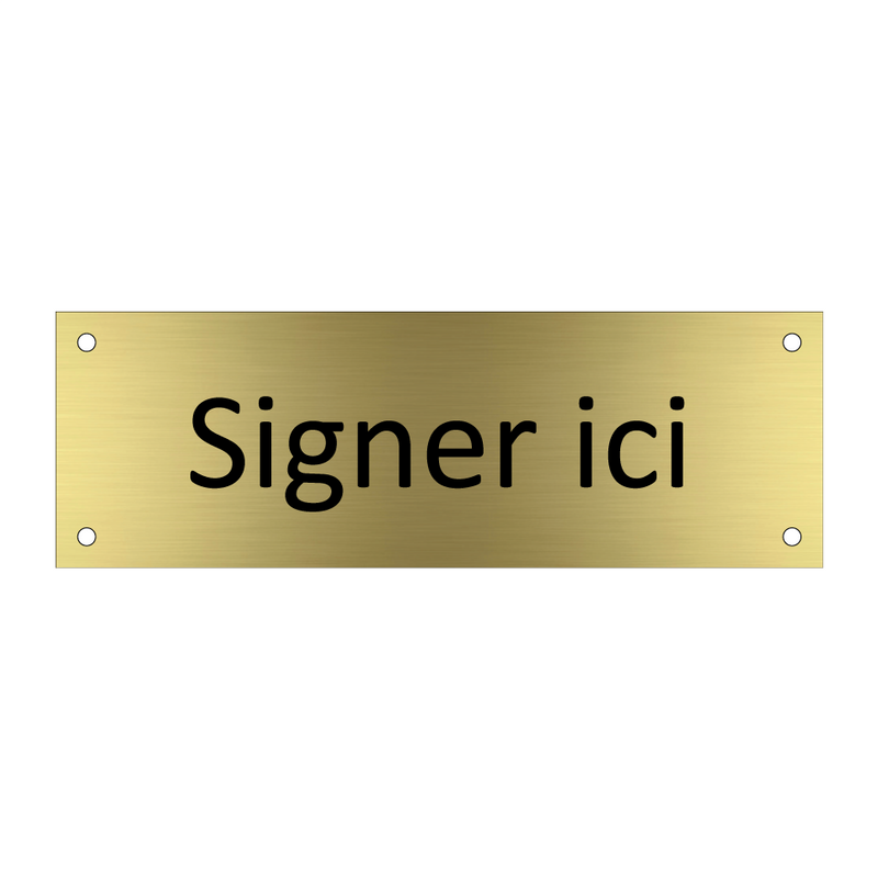 Signer ici