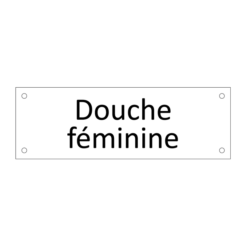 Douche féminine