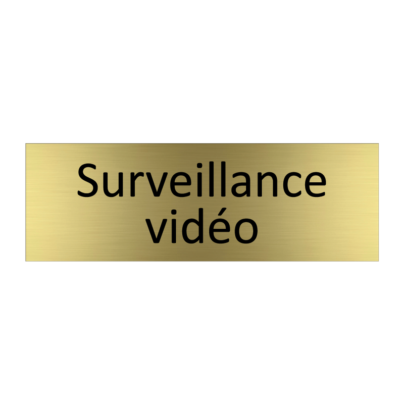 Surveillance vidéo