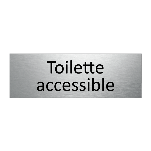 Toilette accessible