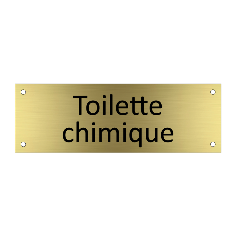 Toilette chimique