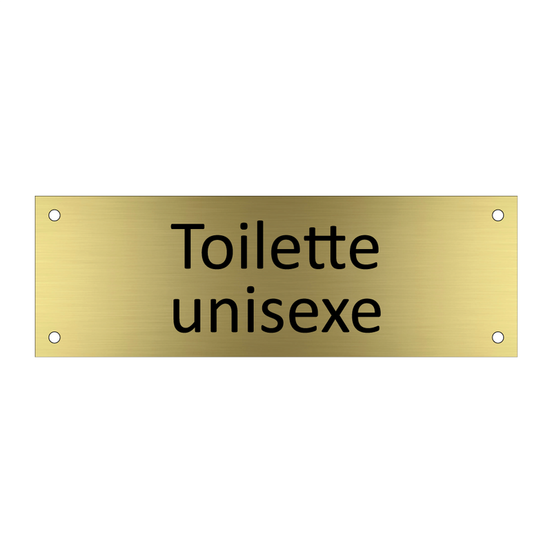 Toilette unisexe