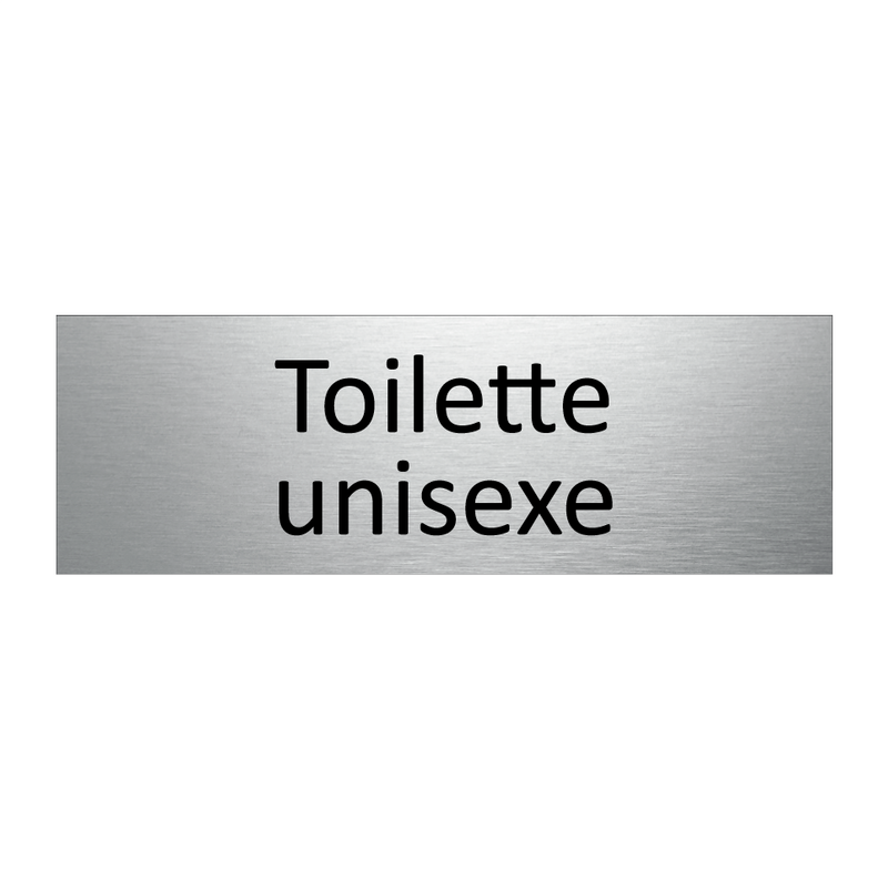 Toilette unisexe