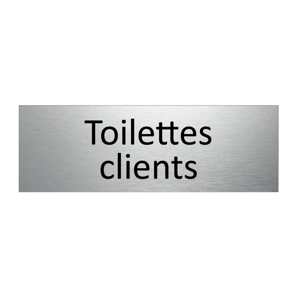 Toilettes clients