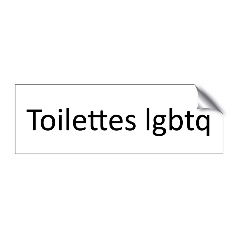 Toilettes lgbtq