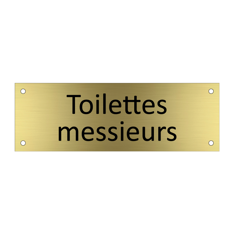 Toilettes messieurs