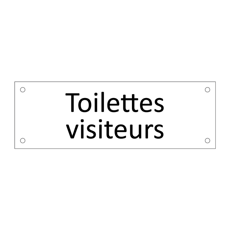 Toilettes visiteurs