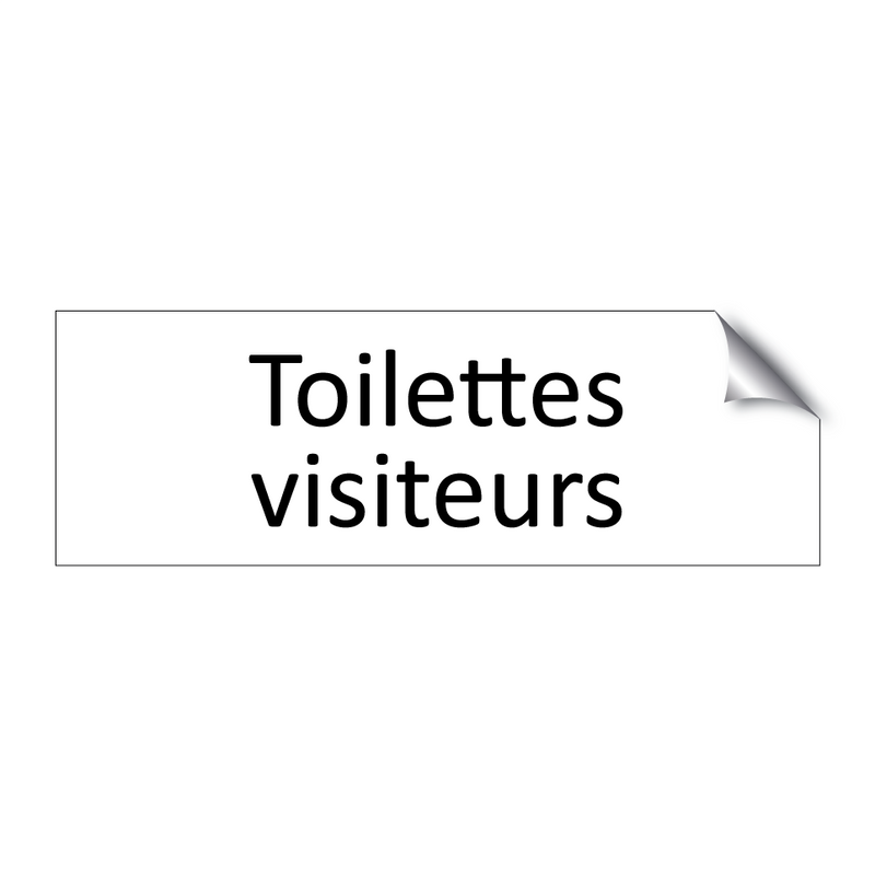 Toilettes visiteurs