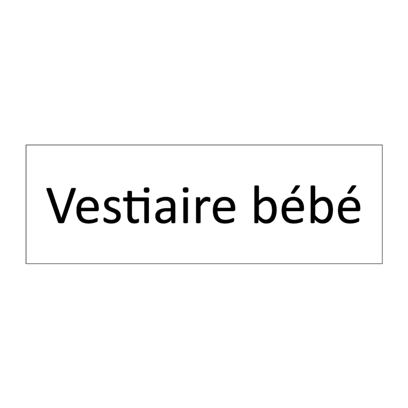 Vestiaire bébé