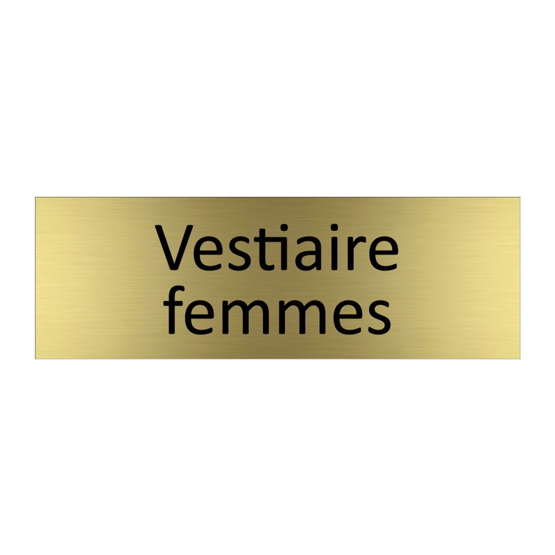 Vestiaire femmes