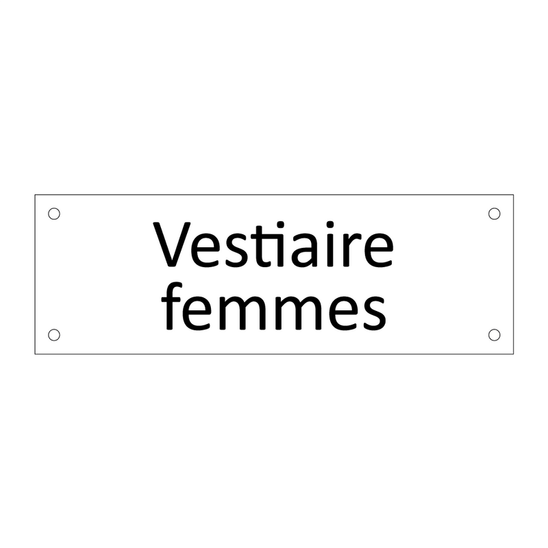 Vestiaire femmes