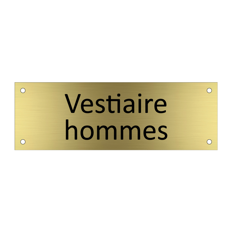 Vestiaire hommes