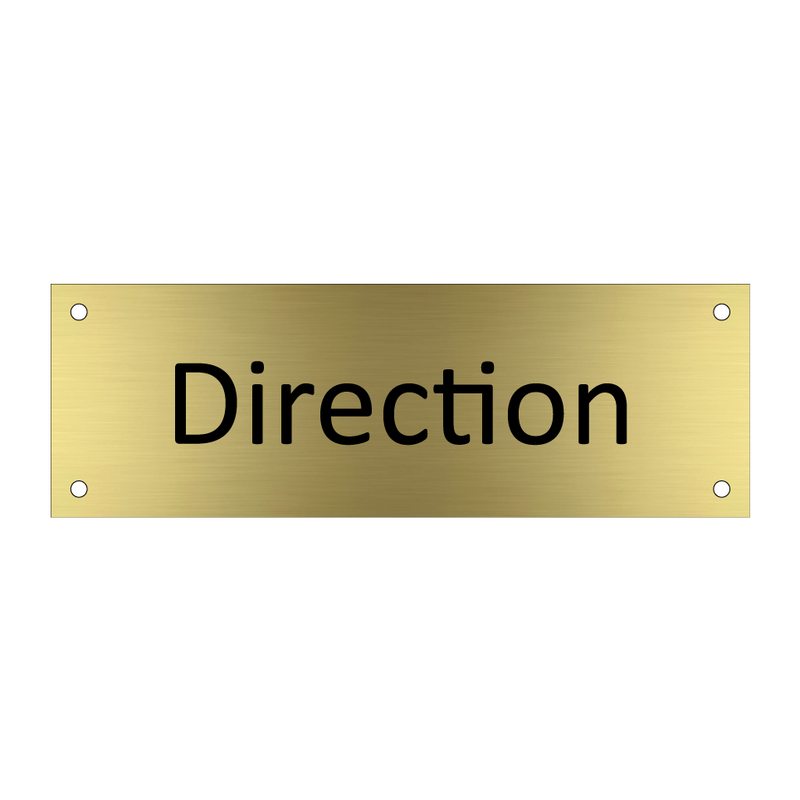 Direction & Direction & Direction