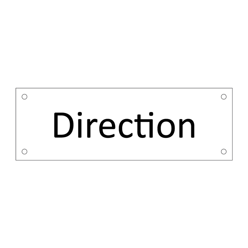 Direction & Direction & Direction